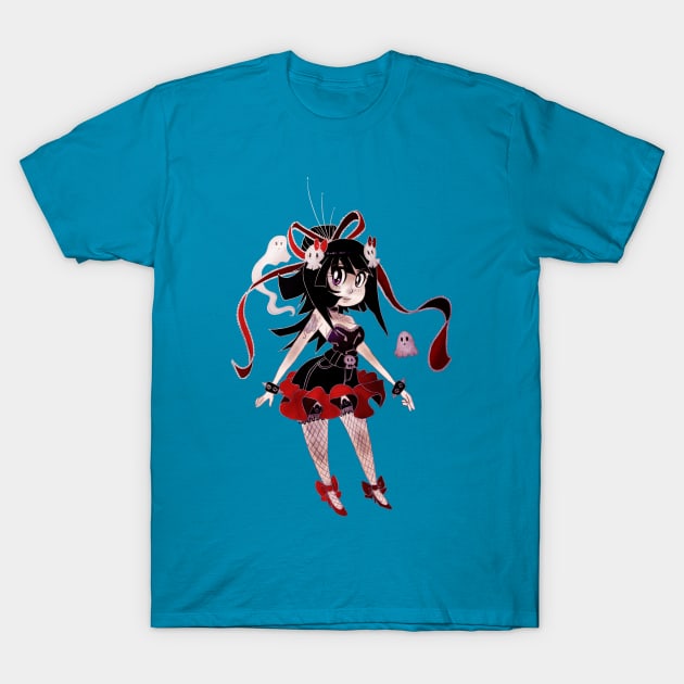 Cute Gothic Girl T-Shirt by saradaboru